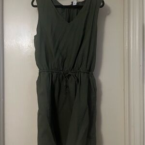 Amazon Essentials Olive Midi Dress